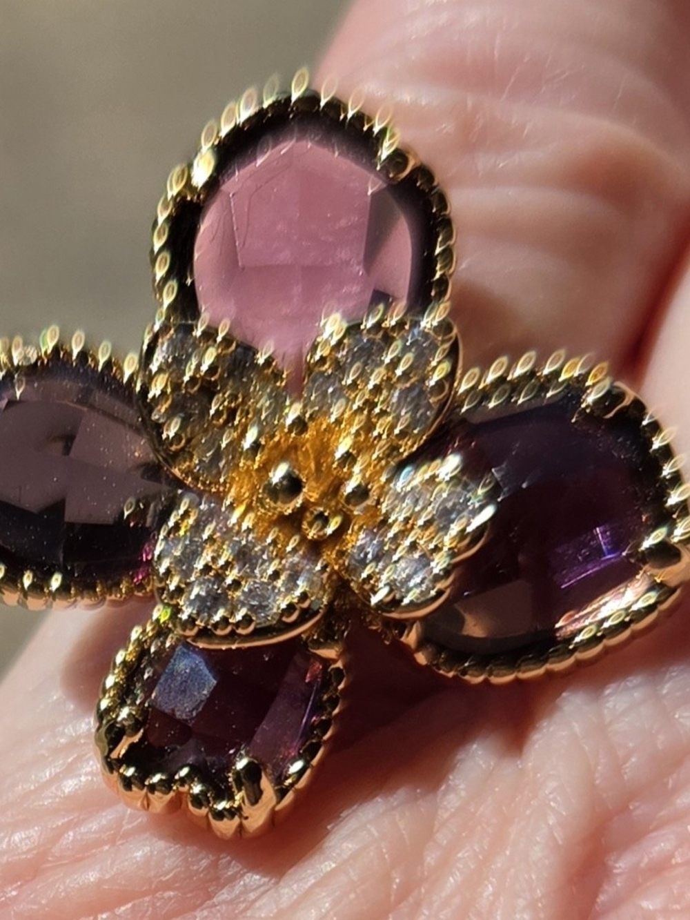 Park Lane Wisteria Floral Ring